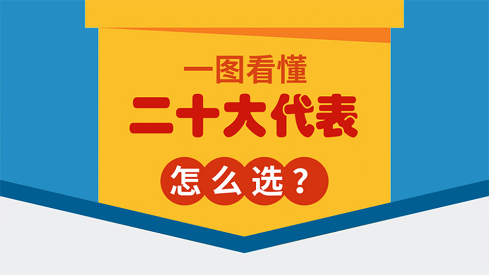 一圖看懂丨二十大代表怎么選？