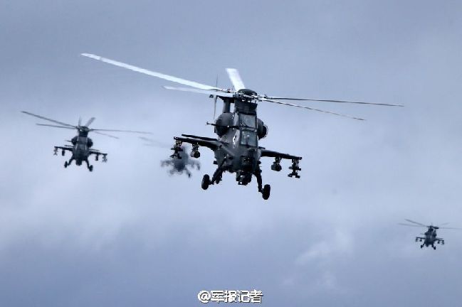 看誰最搶眼？武器裝備“隊列訓(xùn)練”酷圖