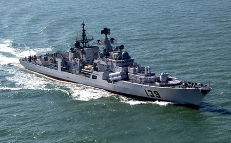 原文配圖：中國導(dǎo)彈驅(qū)逐艦“寧波”號(hào)。